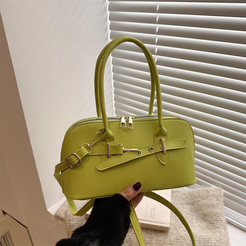Retro Small Crossbody Bag For Women With Spliced Fabric And Zipper Closure For Daily Use