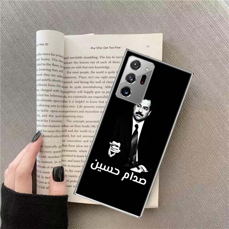 Etui Fashion Saddam Hussein Iraq Arabic Phone Case For Samsung Galaxy S25 Edge S24 S23 FE S22 S26 Ultra S21 S20 S10 Plus Capa