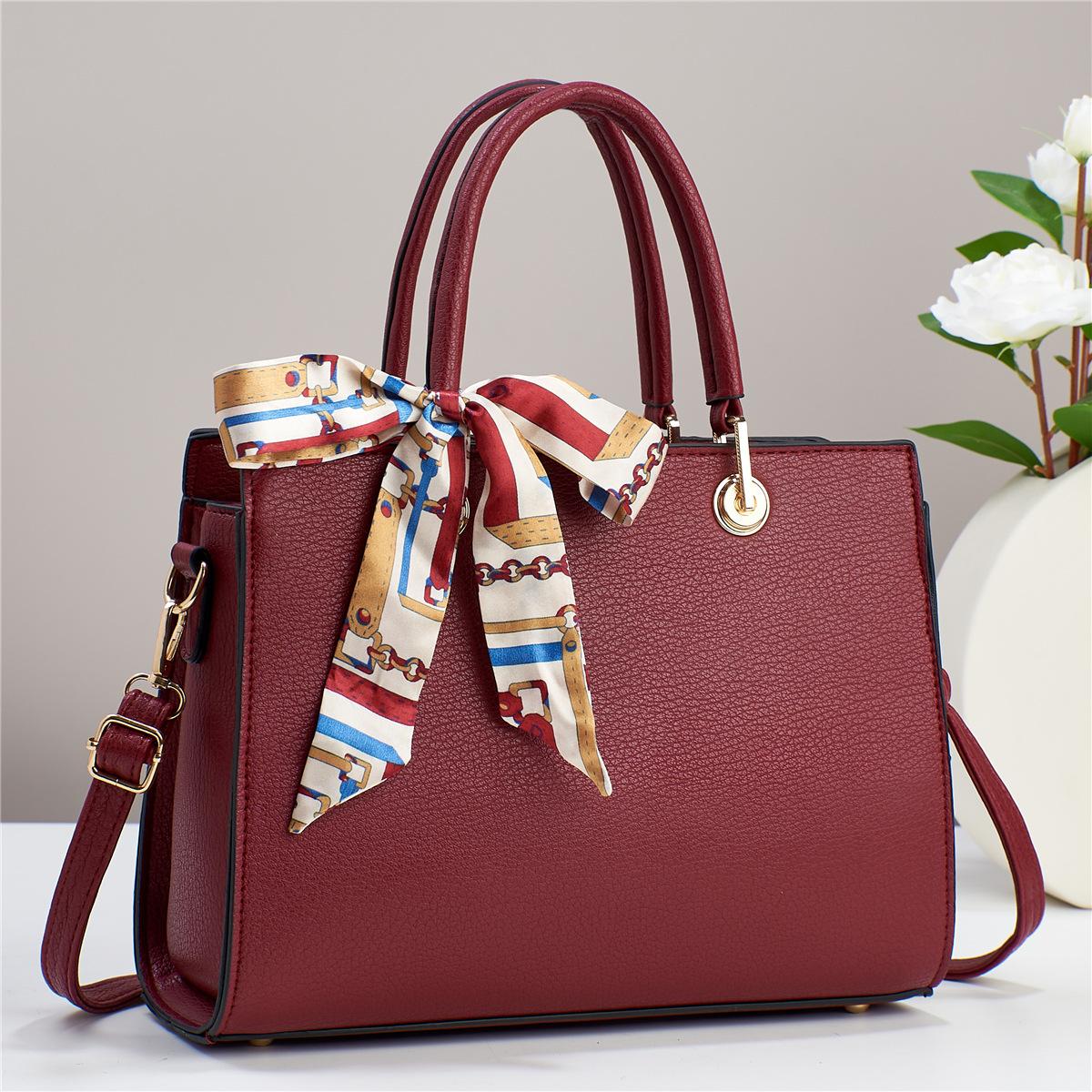 

Новая кожаная женская сумка винтажная большая вместимость женская сумка через плечо дорожная женская однотонная сумка через плечо сумки-тоут сумки