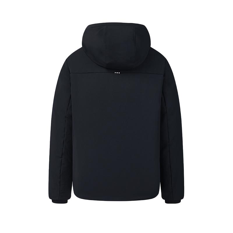 Fila Heritage Fashion Simple Business Casual Trendy Warm Comfortable Classic Down Jacket Men Outerwear Legendary-Blue F11M618907FNV