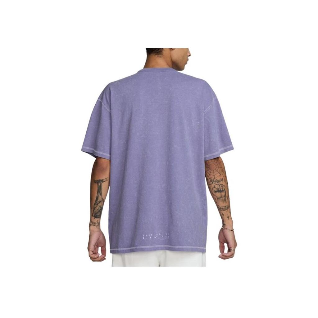 Nike Sportswear SS25 Casual Simple Round Neck Short Sleeve T-Shirt Men Tops Purple HJ0777-527