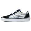 Old Skool Low Top Skateboard Shoes Unisex Black White Gray VN000D3HNVY(Team10- QD)