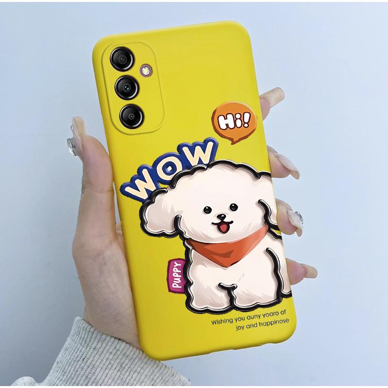 For Samsung Galaxy A14 4G Case A145 Soft TPU Silicone Cover Cute Astronaut Panda Phone Case For Samsung A14 5G A146B Coque Funda