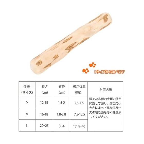 DFsucces Dog Chew Toy, Coffee Wood, Additive-Free Dog Toy, Wooden Bone, Wooden Stick, Super Hard Natural Wood, Dog Toy, Destruction Prevention,