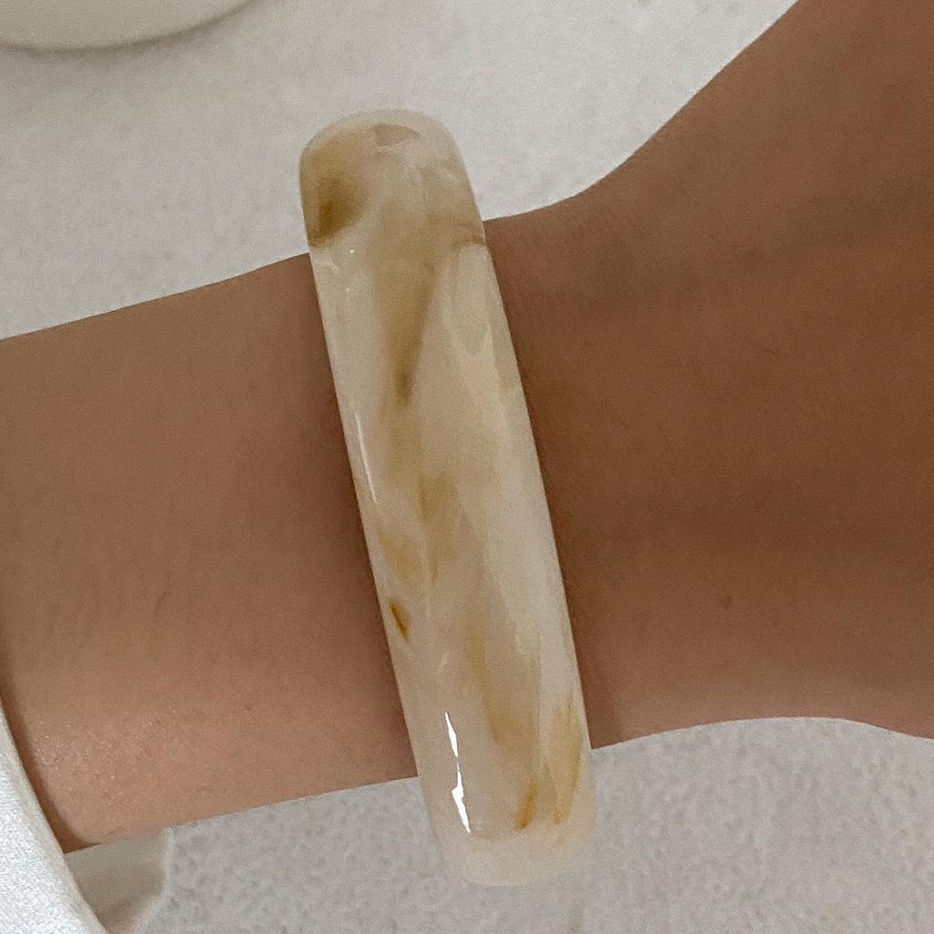 Ingemark 4 Styles Creative Vintage Resin Bangles For Women 2026 Trendy Party Birthday Beach Charm Bracelet Jewelry Accessories