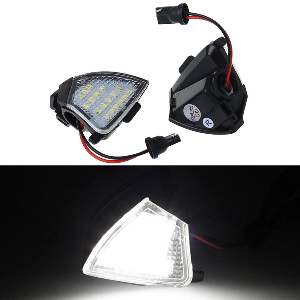 for Golf GTI R32 Sharan Touran LED Under Mirror Puddle Light For 2pcs Rearview Mirror Light LED Floor Light