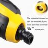 Multifunctional  Adjustable Mode Water Guns Nozzle Hose Washer Garten Watering Jet Sprayer with Foam Container Fertilizer Tools