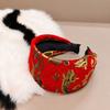 Sequin Braided Wide Thickened Headband Tweed Knitted Makeup Headband  for Girls Ladies
