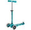 Blue Micro Mini Deluxe LED Three-wheeled Scooter for Children