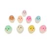 Mini Luminous Egg Waffle Resin Ornament - Cute Handmade DIY Decoration.