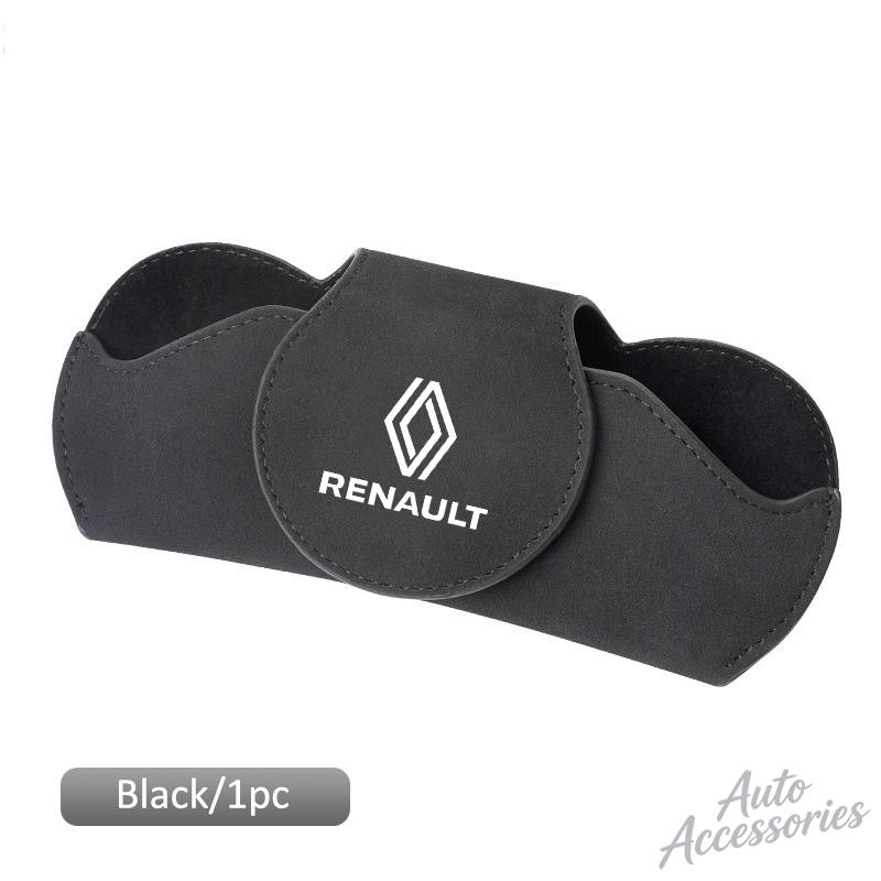 Car Sun Visor Convenient Storage Glasses Holder Multifunction Sunglasses Clip For Renault Sport Duster Megane koleos duster clio R666