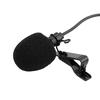 Mini Portable Clip On Lapel Hands Free 3.5mm External Screw Lock Jack Microphone Mic for Computer PC Laptop