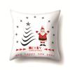European and American Christmas Santa Claus Christmas Tree Creative Polyester Pillow Case Fashion Home Pillow Case