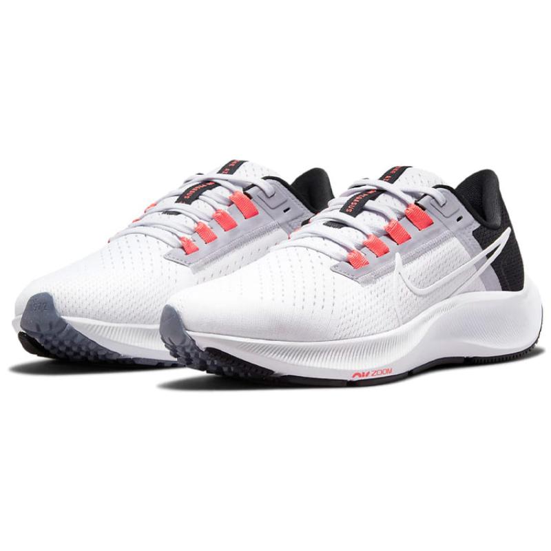 Nike Air Zoom Pegasus 38 White Black Provence Purple Women's Sneakers CW7358-500