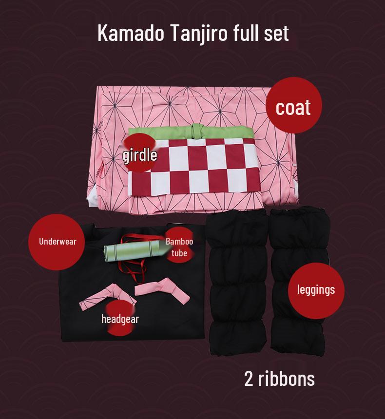 Demon Slayer Cosplay: Tanjiro, Nezuko, Zenitsu, Giyu, Shinobu - Available Now