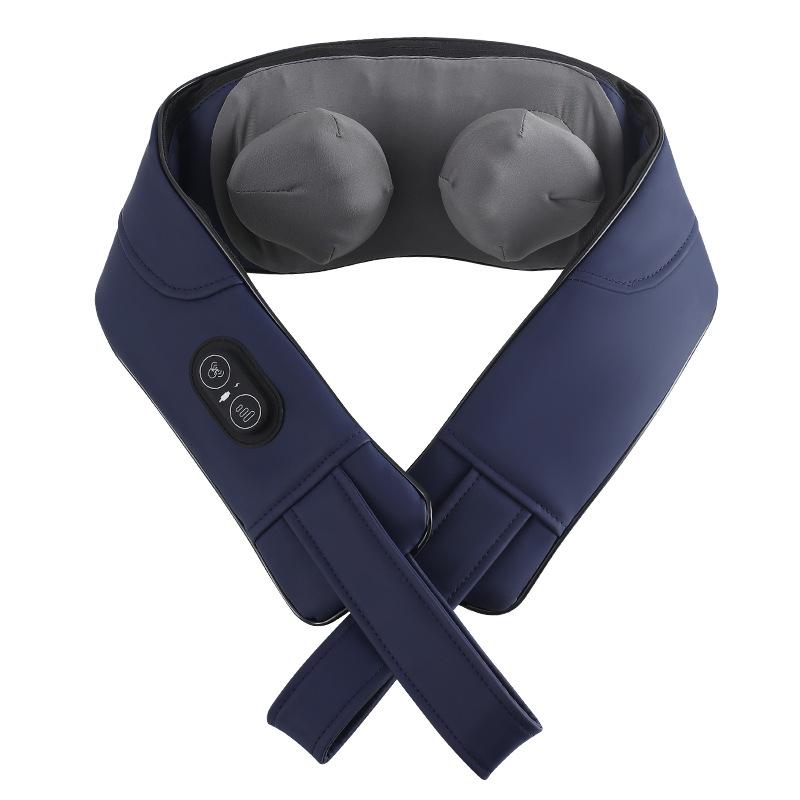Neck Massager Fugui Bag Kneading Household Cervical Massager Back Hot Compress Massage Shawl Shoulder and Neck Massager