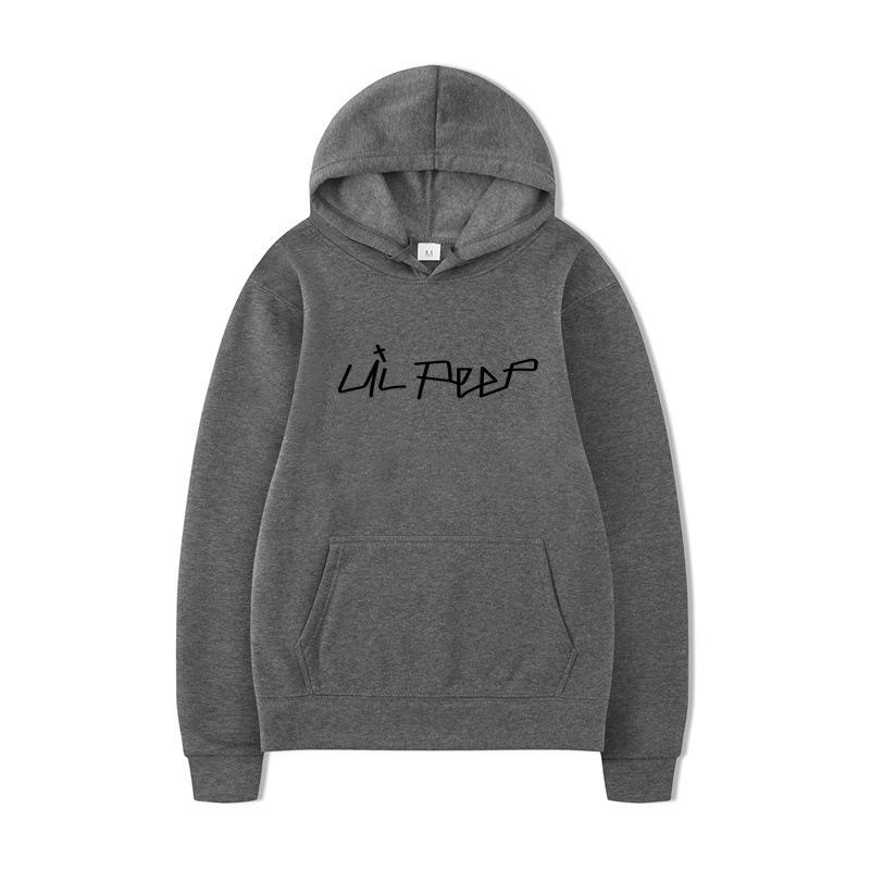 Hot Search Street LilPeep Hooded Crew Neck Sweater Hooded Sweater