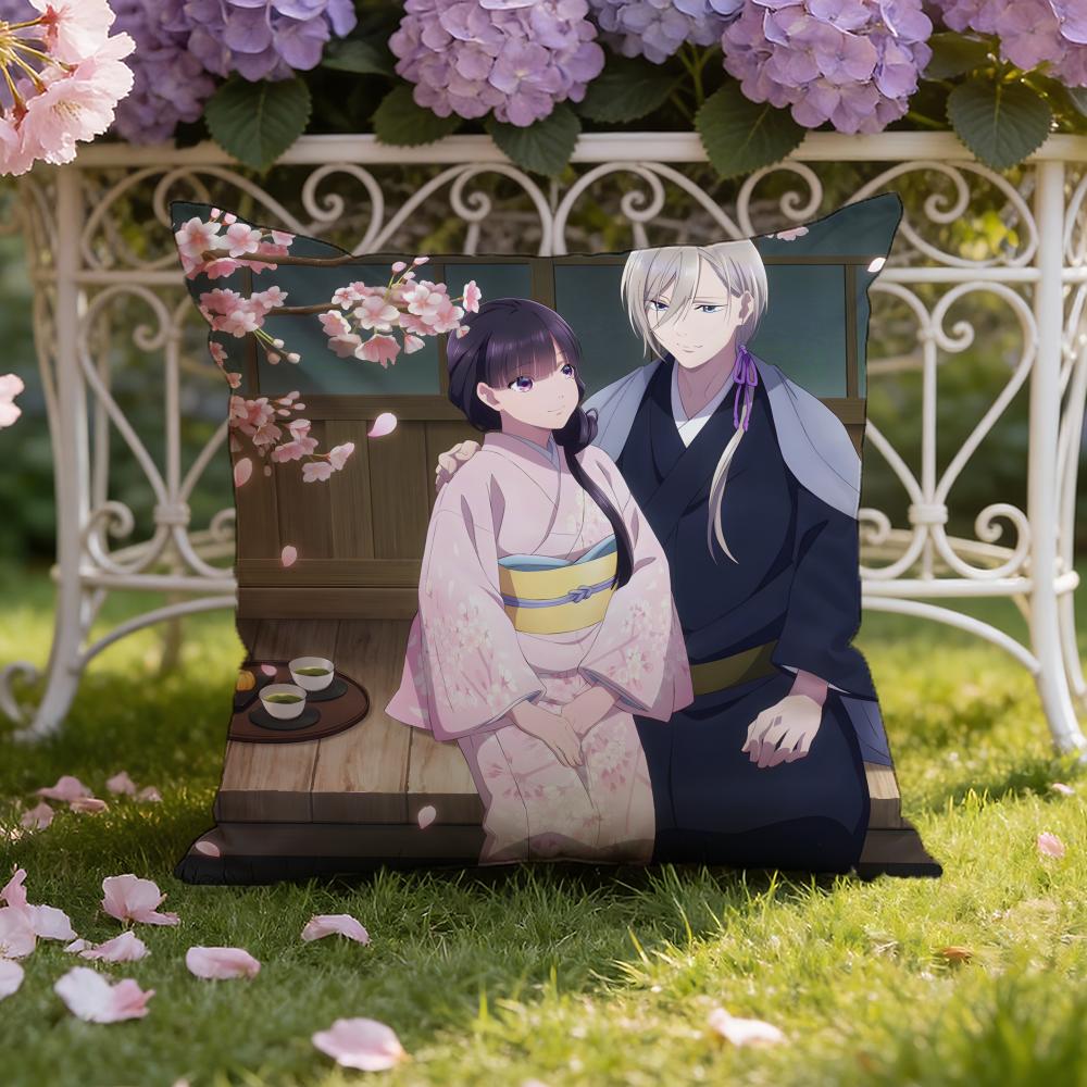 Anime My H-Happy M-Marriage Cushion Cover Home & Car Dual-Scene Pillow Cover: Reversible for Premium Comfort
