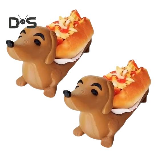 Dachshund Tray Reusable Hot Dog Tray Dachshund Shaped Dish Tray Food Plate Dinner Tray for Sandwiches Snacks