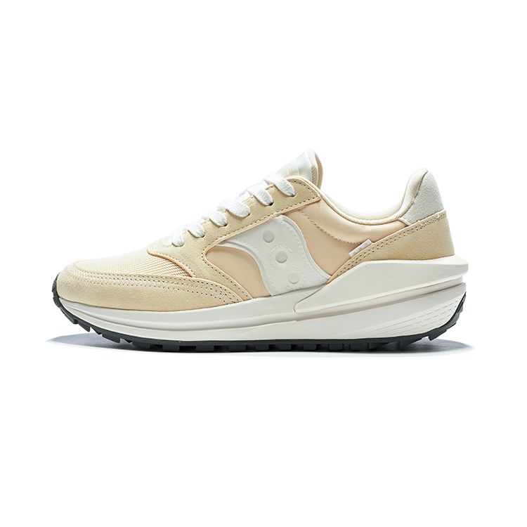 Saucony Jazz Renew Comfortable Versatile Retro Mesh Nylon Slip-Resistant Durable Low-Top Casual Running Shoes Unisex sneaker Yellow White S79040-10
