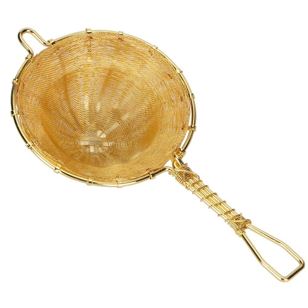 Long Handle Design Tea Infuser Strainer Hand Made Copper Tea Infuser  Loose Leaf Brewing