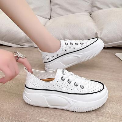 Zapatos de Plataforma Casual de Moda para Mujer 2024 Otoño Zapatillas Cómodas y Transpirables para Mujer Zapatos Vulcanizados Clásicos Versátiles
