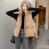 Down Vest Women's Duck Down Short Coat Women's Women's Vest Vest Sleeveless Down Jacket Shoulder Cut