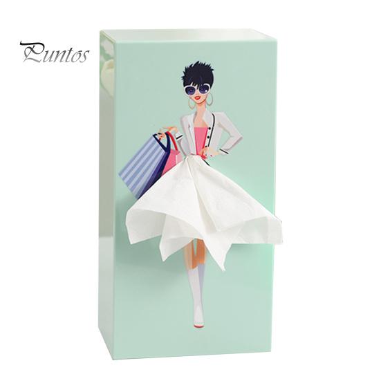 Face Towel Container Storage Box Large Capacity Dustproof Desktop/Wall-Mounted Tissue Storage Bin Paper Dispenser Decoration