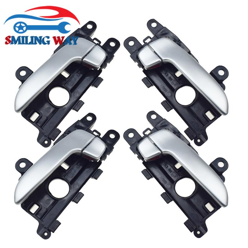 Silver Interior Door Handle Front or Rear Left or Right For Kia Forte Cerato 1.6L 2.0L 2014 2015 2016 2017 2018 & Forte Koup