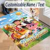 Custom Text La Granja de Zenón Pattern Floor Rug Soft Indoor Carpet Mat Living Room Bedroom