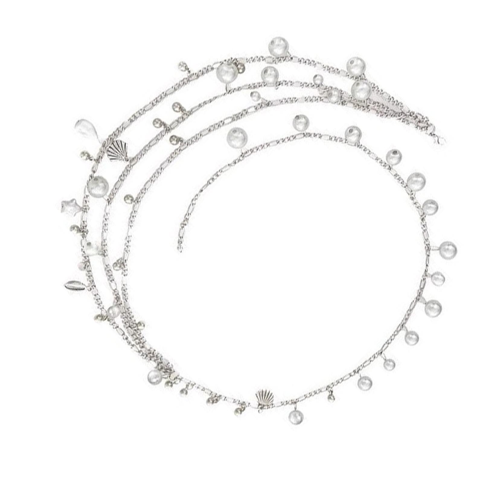 

Adjustable Layered Imitation Pearls Body Jewelry Beachwear For Daily Wear Evening Event And Wedding 1