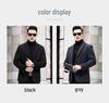 2024 Winter Men's Wool Cashmere Short Lapel Jacket - Double-Sided Nisi Collection for Middle-Aged