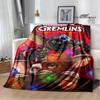 Gremlins cartoon printing blanket children's warm blanket flannel soft and comfortable blanket home travel blanket birthday gift