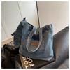 Lazy Wind Retro Denim Tasche 2025 Neue Geprägte Schulter-Tragetasche