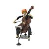 Kompatible Bausteine MOC Bandspielende weibliche Cellistin Kleinpartikel Kreatives DIY Spielzeug Dekoration
