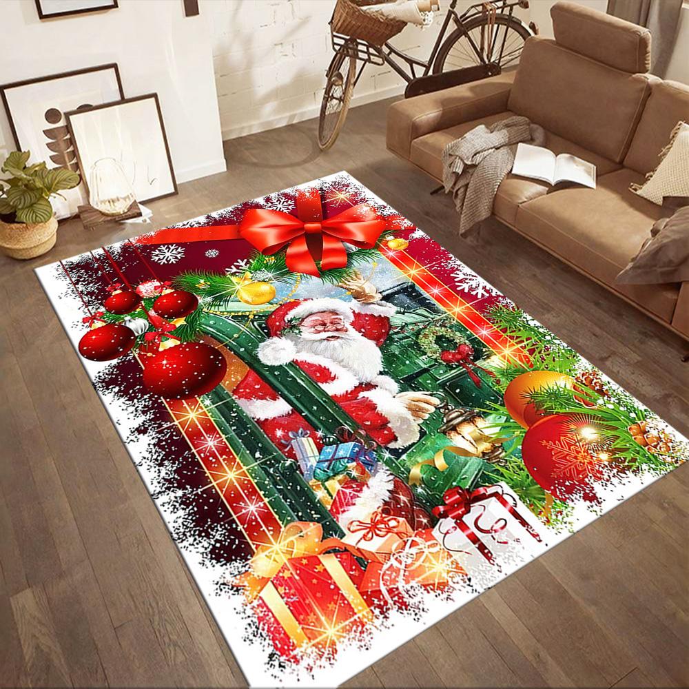 Christmas 202 Area Rug Perfect for Hallway Dormitory Dining Room Outdoor Antislip Carpet Office home decor Spiritual Gift