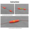 Tide-Resistant Sliding Float Set: Long-Cast, Line-Safe A-Bo and Kara-Bo Rod Accessories for Shore Fishing.