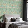 Vintage Floral Botanical Pastel Wallpaper 22.83"X118" Waterproof Wallpaper for Living Room/Bedroom/Bathroom PVC Wall Sticker