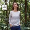 Lafuma Women's Quick-Dry 3/4 Sleeve Striped T-Shirt