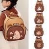 Cartoon Capybara Kindergarten Backpack Lightweight Children School Bag  Girls