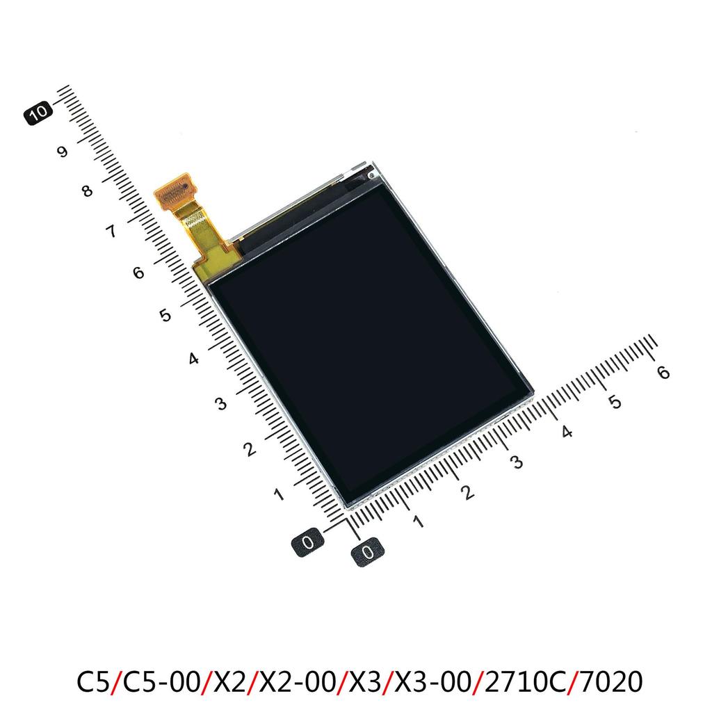 LCD Screen Compatible with Nokia 3208, 7230, C2-02, X2, X3, C5, and 5-00 Models