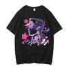 Jojo’s Bizarre Adventure Cotton T-shirt Teen 2000s Anime Colorful Pop Culture Shirt Gothic Trendy Harajuku Graphic Vintage3