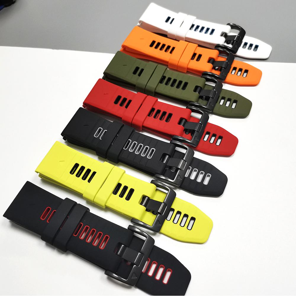22 26MM Silikon Uhrenarmband für Garmin Fenix8 E Fenix 7 7X 6X 6 Pro 5 5X Epix Gen2 Enduro 3 970 Armband QuickFit Armband