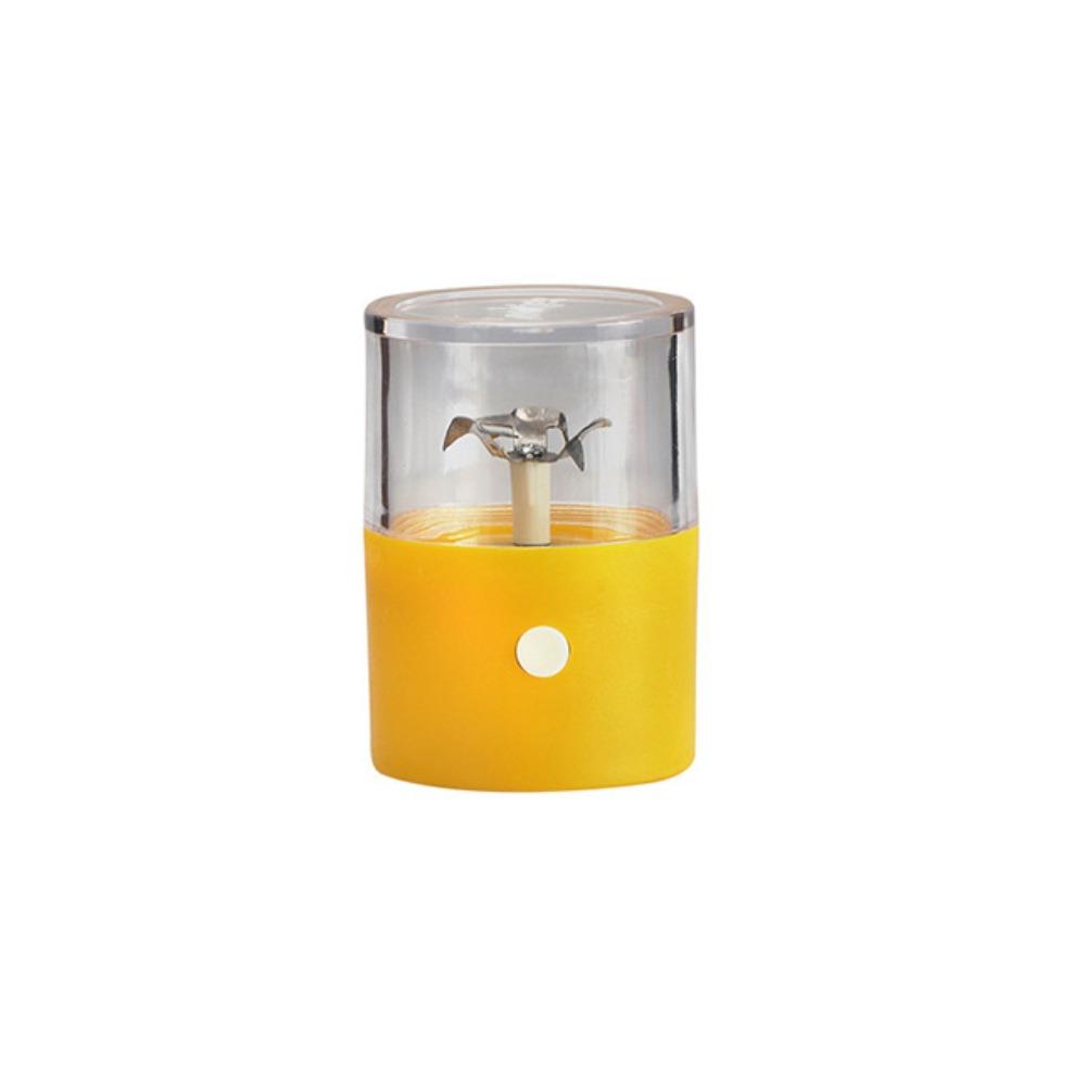 

High Hardness Blade Electric Grinder USB Charging Grass Shredder Pepper Crusher Household жёлтый
