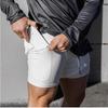 Sportshorts Mannen Sportkleding Dubbellaags Hardloopshorts Strandbroek Zomer Sportschool Fitness Training Jogging Korte Broeken