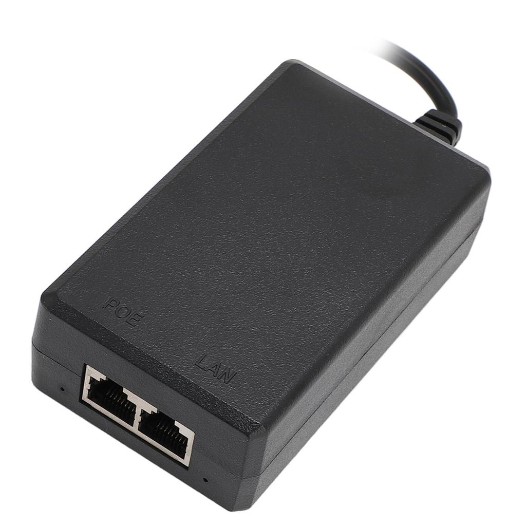 PoE Injector Adapter 10 100Mbps 15W Plug and Play Multiple Guard IEEE802.3AF Compliant PoE Adapter