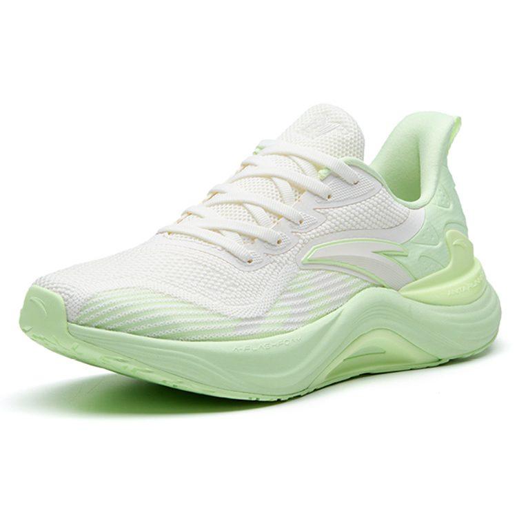 Anta 2.5 Breathable And Lightweight Low top Running Shoes Women's White Green 122235582-7