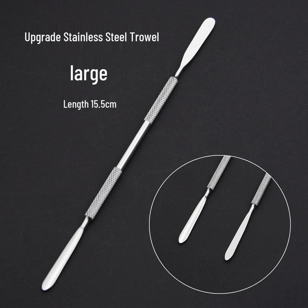 Clay Doll Eye-Opening Spatula Tool - Fine Steel Sculpture & Polymer Clay Figure Detailing Tool