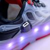 Kids' Light-Up Roller Sneakers: Four-Wheel Invisible Skates