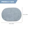 Oval Entryway Mat Premium Absorbent Door Mat Non-Slip Bottom for Bathroom Kitchen Living Room Bedroom Household Floor Accessory